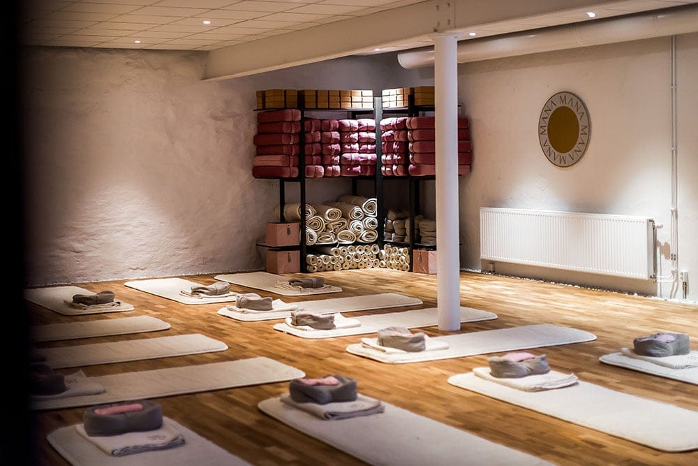 YogaMana Stockholm training room