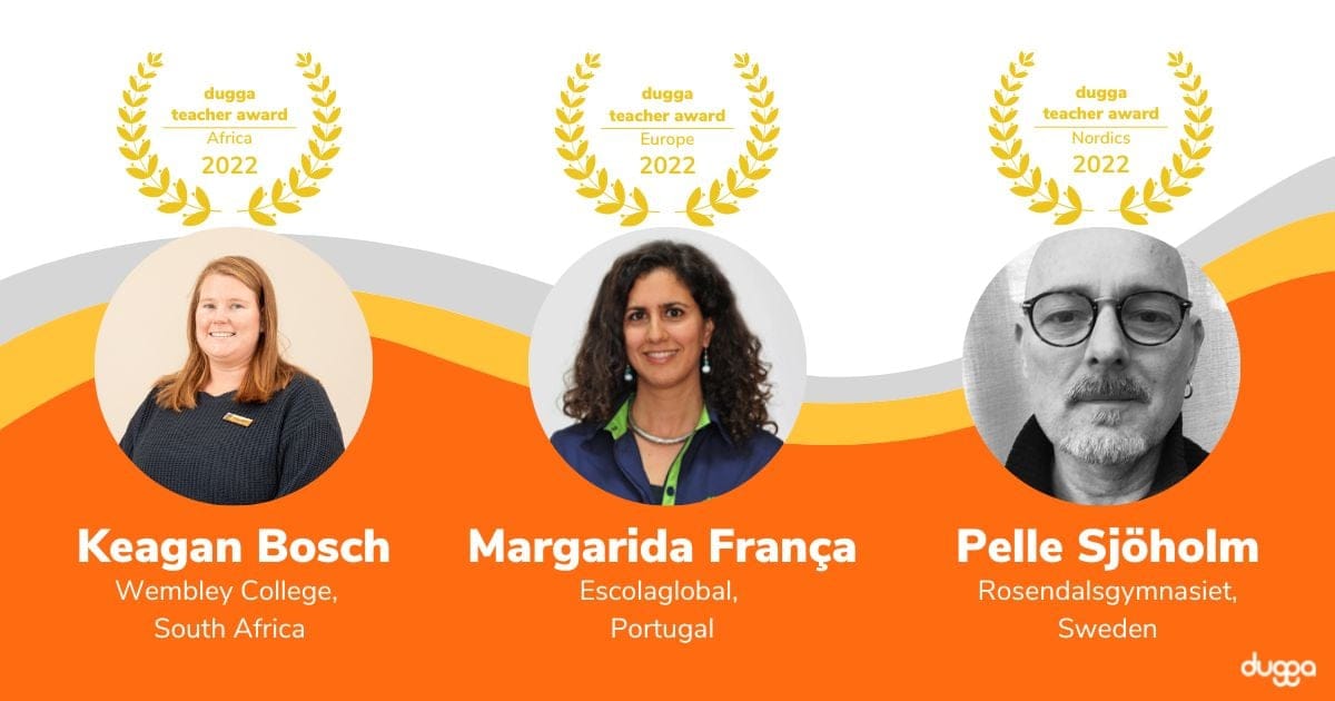 Dugga Teacher Award 2022 winners